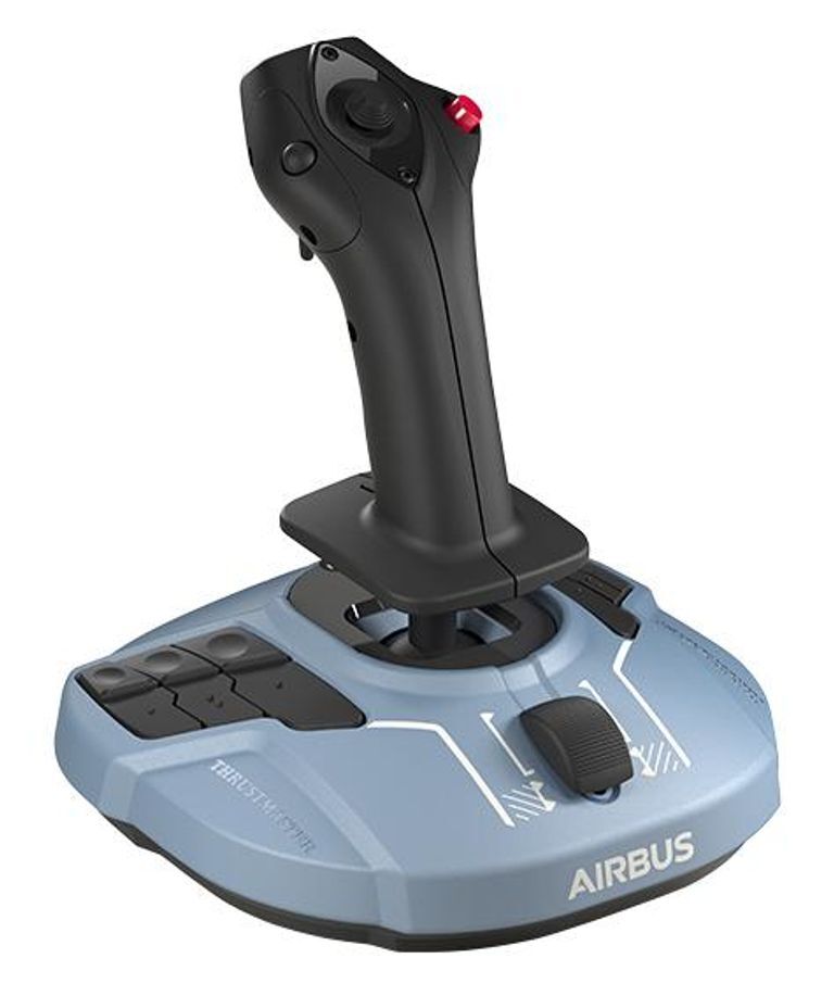 Thrustmaster TCA Sidestick Airbus edition Nero, Blu Joystick PC
