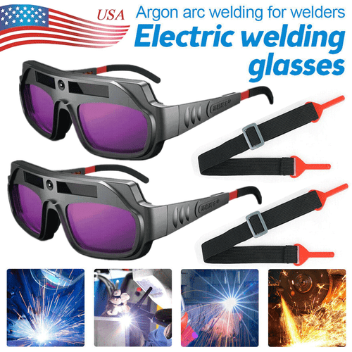 Schweißerbrille Auto Schutzbrille Maske Automatisch Dimmen Schweißer mit Bügel - Bild 7 von 18