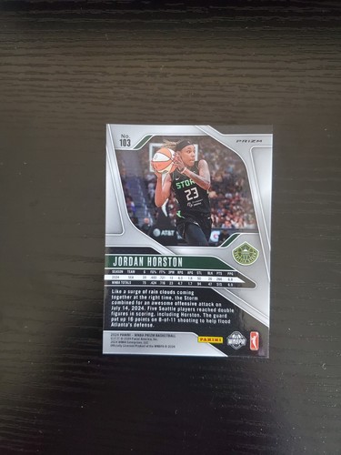 Jordan Horston - 2024 Panini Prizm WNBA #103 - WNBA LOGO PRIZM - Picture 2 of 2