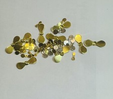 New  Propeller Blade for  Lure Making  40 Count-S-M-L-XL Mix silver gold￼