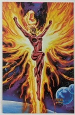Phoenix Beast Marvel Masterpieces Comic Poster Panel Art Pin-Up Original Jusko
