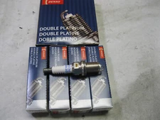 4 Double Platinum Spark Plugs-Turbo DENSO 3128 PK20R11 (4 pack)