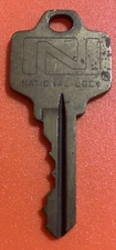 Vintage National Lock Co Key #33996