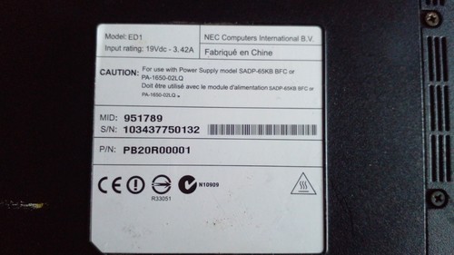 Packard Bell EasyNote ED1, Bottes Pour Bios Intel Pentium M @1.5 GHZ 510 MB (315 - Photo 11/11