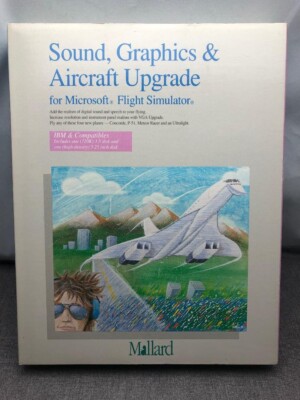 1991 MALLARD SOUND GRAPHICS AIRCRAFT UPGRADE- MICROSOFT FLIGHT SIM - PREOWNED