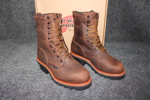 Red Wing 4417 LoggerMax Herren Größe 9,5 EE 9 Zoll Sicherheitszehenpartie wasserdicht Arbeitsstiefel