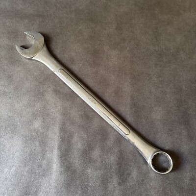 VINTAGE K.C.TOOLS 1'' COMBINATION RING 12 POINT SPANNER WRENCH MADE IN JAPAN
