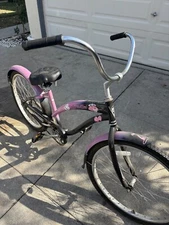 Nirve Beach Cruiser bicycle PINK PANTHER - barely ridden 