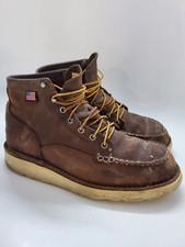 DANNER BULL RUN 6" Brown Soft Toe Boots Men' 10D (read descrip