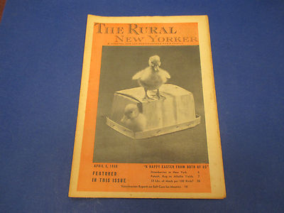 The Rural New Yorker, April 5,1958, A Happy Easter From Both Of Us 