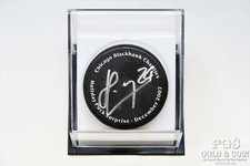 Chicago Blackhawks Signed Martin Havlat #24 Hockey Puck 2007 Charity Game 17712