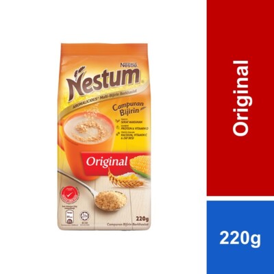 1X packs of NESTLE NESTUM All Family Cereal Original 220g for breakfast meal