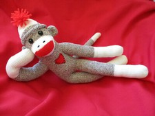 Sock Monkey Child Safe 16" Handmade