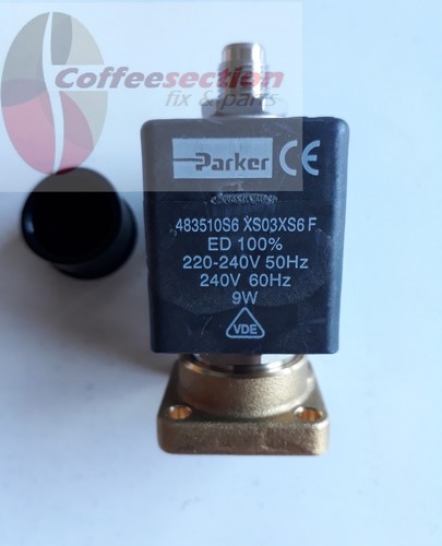 Magnet Lucifer Ventil 230V - 3Wege, Rancilio Silvia, Faema, San Marco, Brasilia - Bild 2 von 4