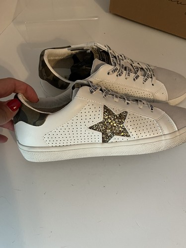 Vintage Havana Gadol Ro Women's Sneakers Size 8 NEW White Camo Fast Ship! - Picture 5 of 7