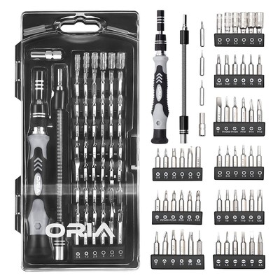 ORIA 60-in-1 Precision Screwdriver Set 56 Bits Mini Tool for Phone Tablet