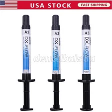 DENTEX Dental Flowable Light Cure Composite Resin Medium Flow A1/A2/A3 Shade