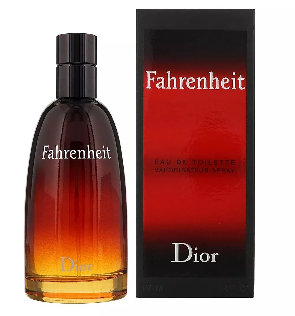 Fahrenheit By Christian Dior For Men. Eau De Toilette Spray Red, 3.4 Oz.