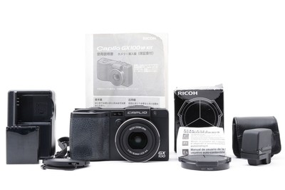 RICOH Caplio GX100 10.0MP Digital Camera Black w/VF-1 RICOH Caplio GX100 10.0MP Digital Camera Black w/VF-1