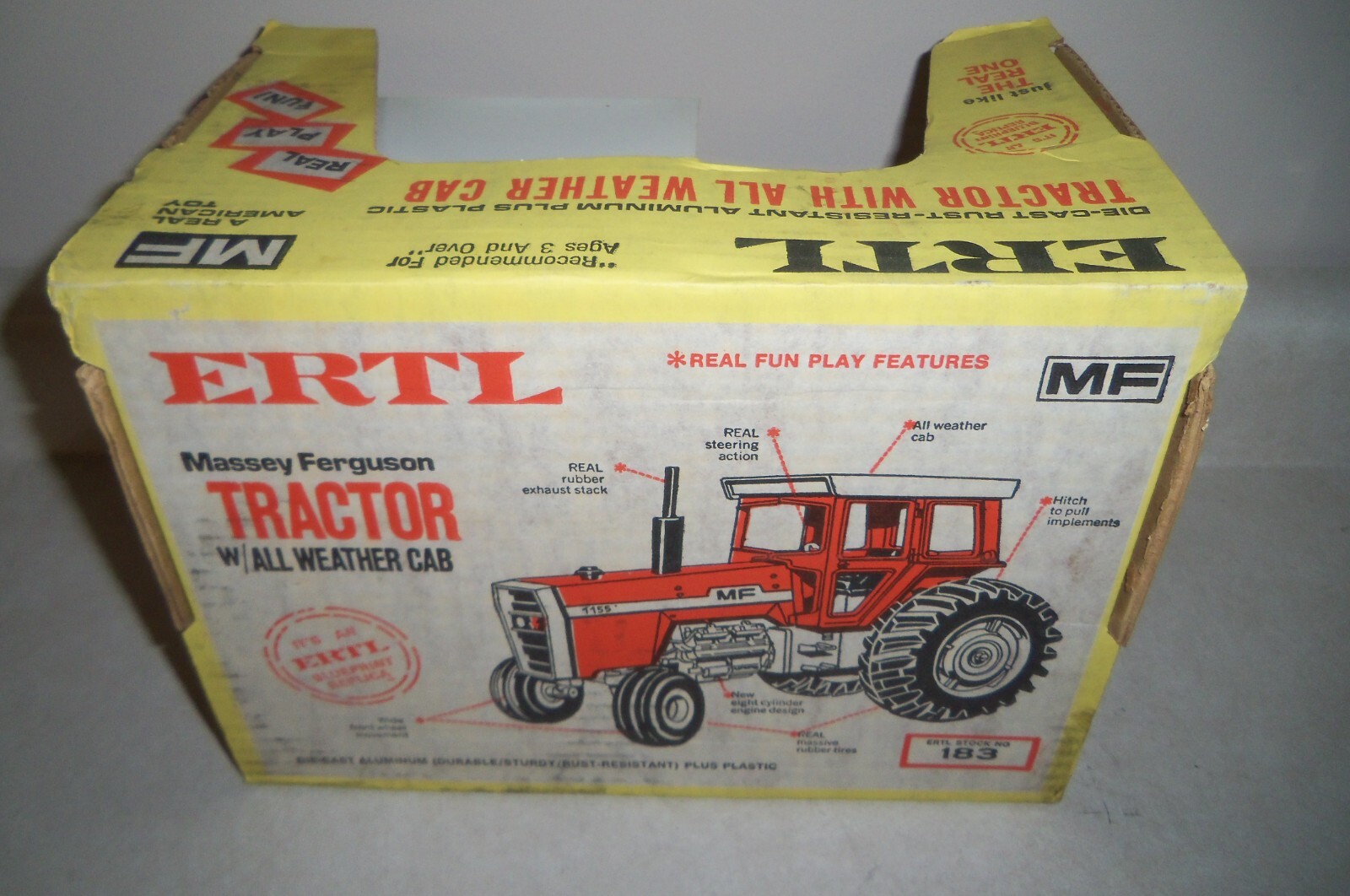 MASSEY FERGUSON 1155 TRACTOR in BOX ERTL Vintage Farm Toy eBay