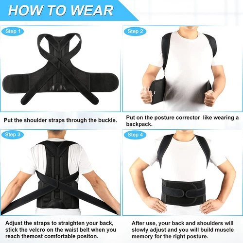 Men Waist Trimmer Belt Sweat Wrap Tummy Stomach Weight Loss Fat Burner - Picture 12 of 13