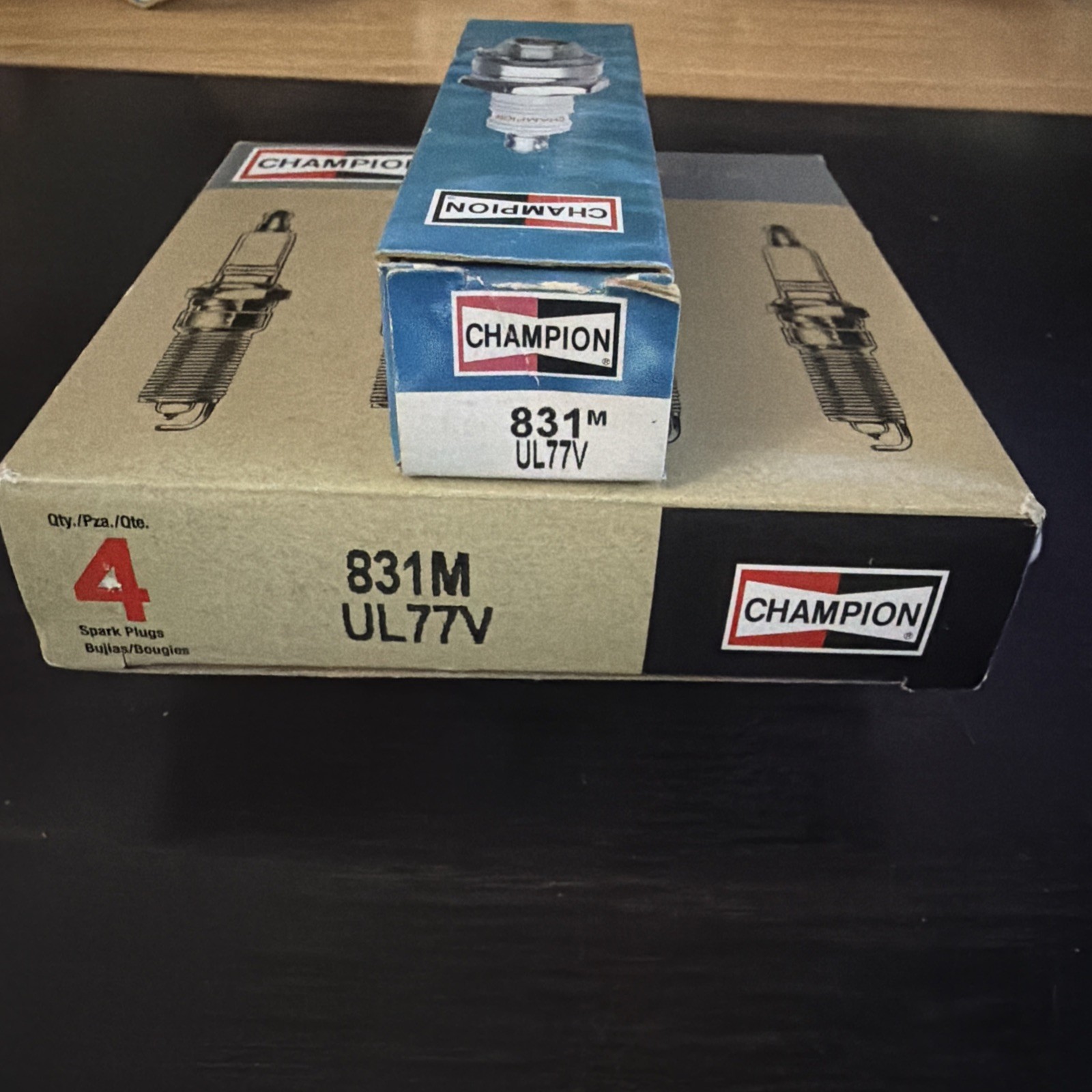Champion Marine UL77V 831M Spark Plug -5 Pack