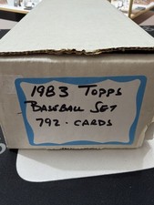 1983 Topps Baseball Complete Set (1-792) Boggs Gwynn Sandberg NM+