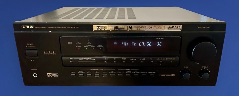 Denon AVR-3200 AV Surround Receiver W Dolby Digital - Image 2 of 4
