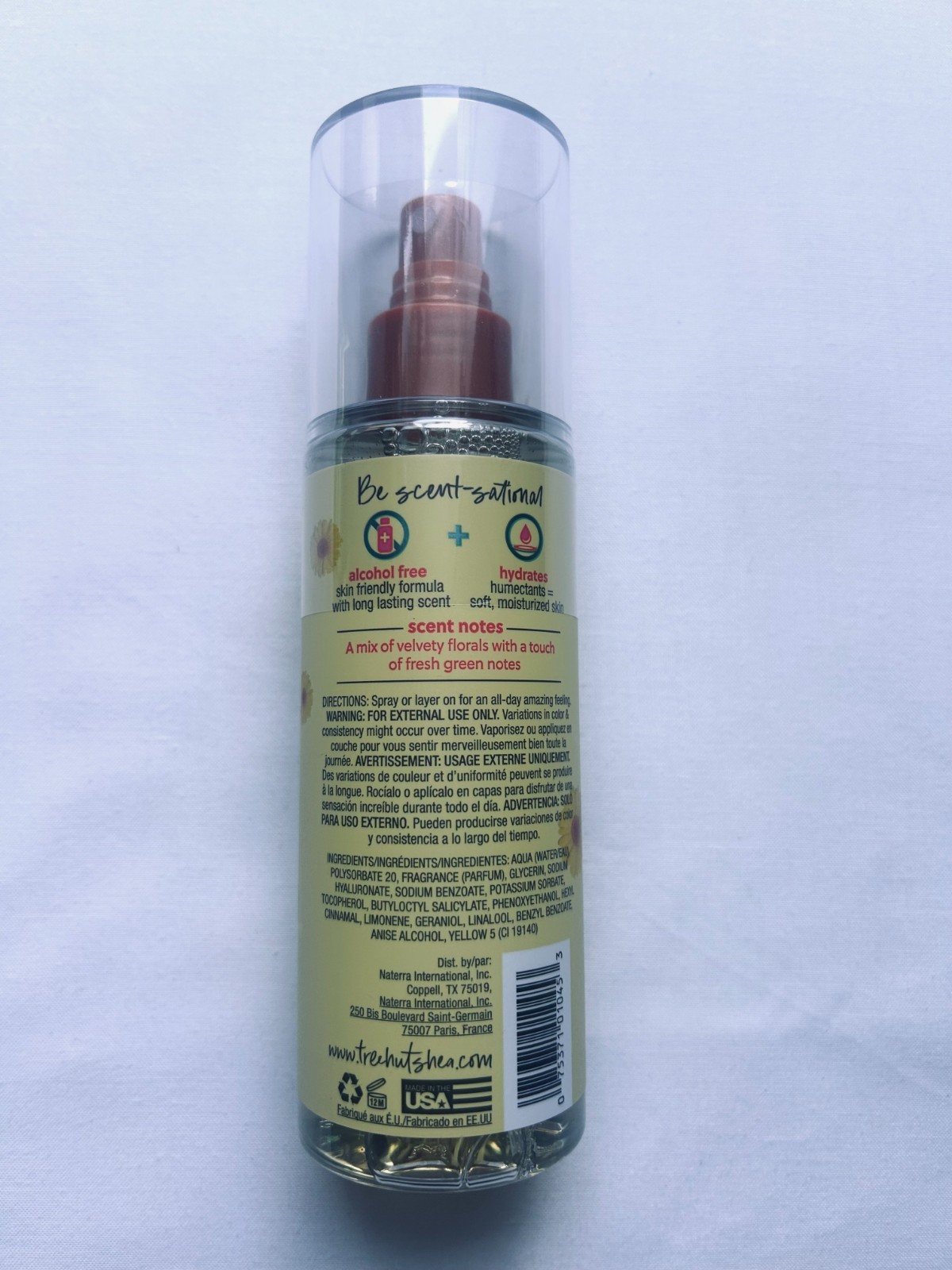 Tree Hut Dewy Daisy Alcohol-Free Fragrance Mist Hydrate + Condition 6 US fl oz