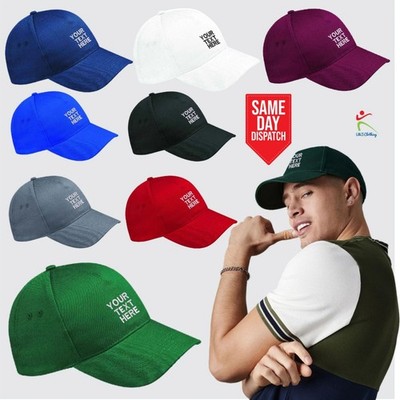Baseballmütze individuell bestickt Firmenlogo cool Freizeit Arbeitskleidung Unisex MÜTZE