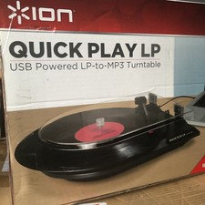 Ion Quick Play Turntable Vinyl 33 45 rpm NIB