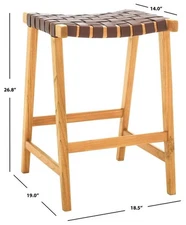 Safavieh ABREU RECTANGLE COUNTER STOOL, Reduced Price 2172764487 BST1013F