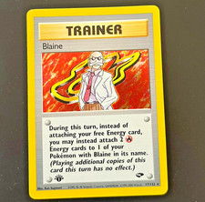 Blaine #17 Prices | Pokemon Gym Challenge | Pokemon Cards Blaine #17 Prices | Pokemon Gym Challenge | Pokemon Cards