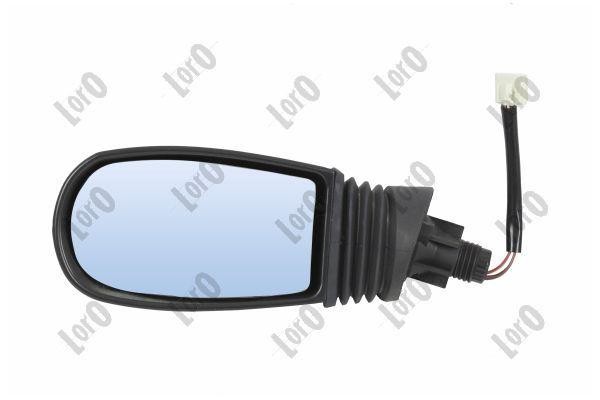 ABAKUS Outside Mirror 1137M05 Left Convex Heated Electric Black 5-Pin 1999-2003