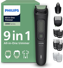Rifinitore  Multigroom Serie 3000 Tutto in Uno 9 in 1 - Rifinitore per Barba, Ca