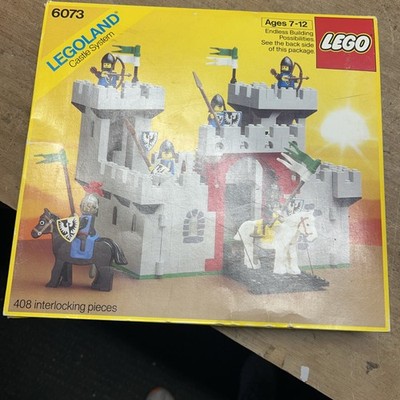 Lego Castle 6073 Black Falcons:Knight's Castle BOX Only w/ Tray