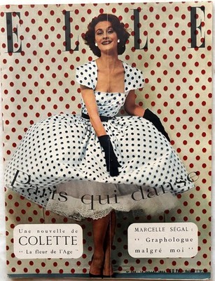 ELLE Magazin Nr. 346 vom 14. Juli 1952 alte Modemagazin Cover ROCHAS
