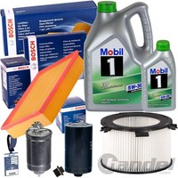 Bosch Filterset+Mobil 5W30 ÖL Passend FüR VW T4 BUS Transporter 2.4 D+2.5 TDI