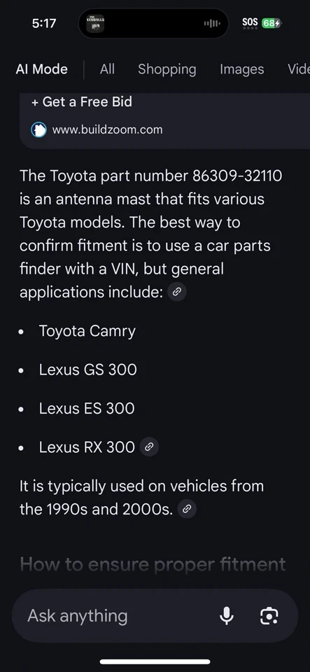 Used Working OEM Toyota 8630932110 W/Relay Fits 1990-2000 Camry Lexus GS ES 300 - Image 2 of 4