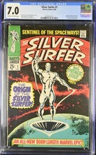 Silver Surfer #1 CGC 7.0 Marvel 1968 Norin Radd Origin 1st Shall Bal Lee Buscema