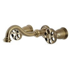 Kingston Brass KS312.RX Belknap 1.2 GPM Wall Mounted Widespread - Brass