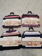 Warner s Microfiber Hi-Cut Briefs 12 Pc 4x3 Pack Lace XXL new in package set