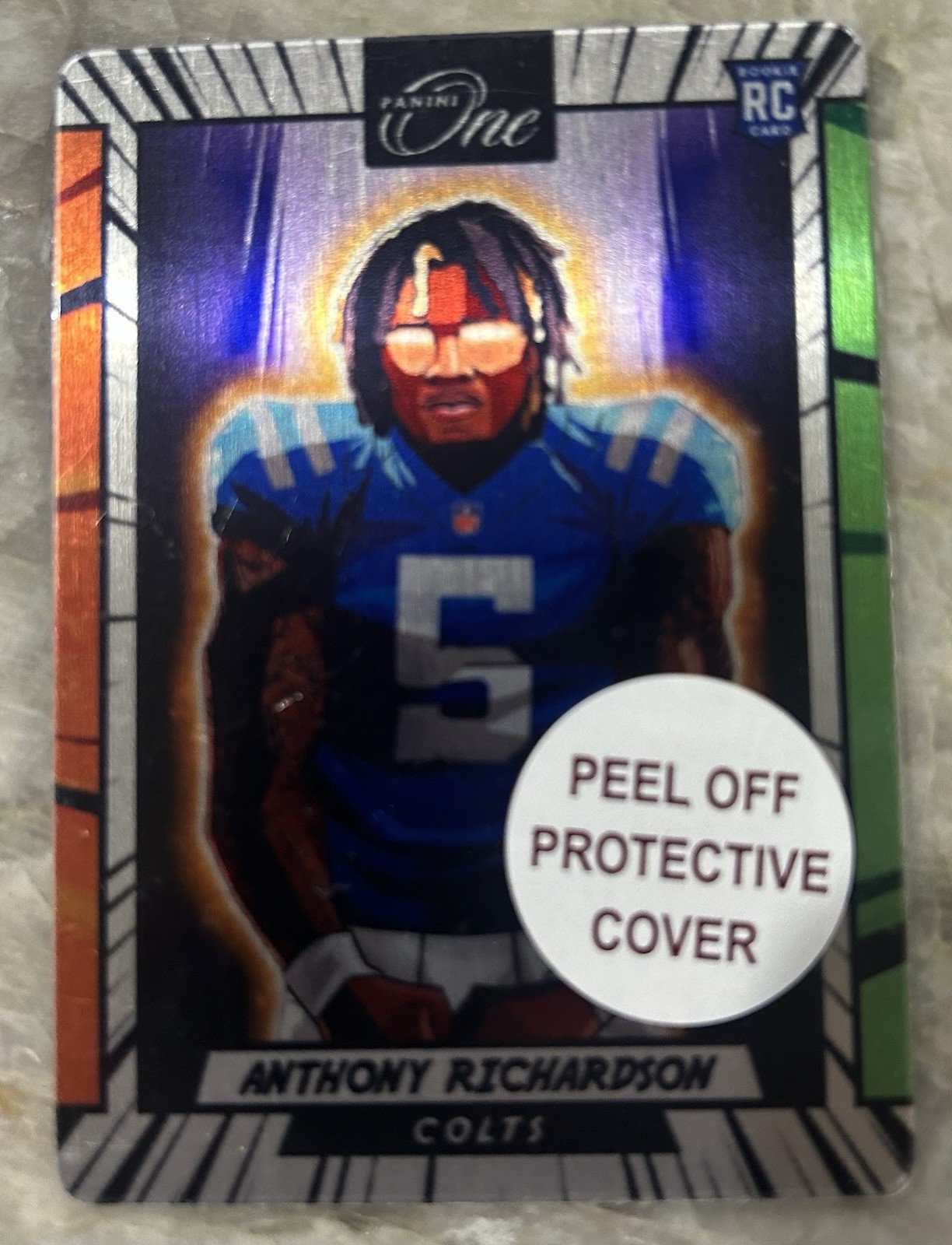 2023 PANINI ONE METAL COLOR MANGA #4 ANTHONY RICHARDSON ROOKIE RC 🔥