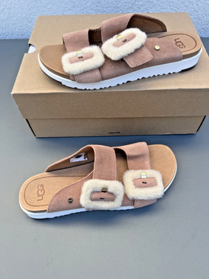 UGG Damen Fluff Indio Sliders SANDALEN WOMEN'S Schuhe Latschen 1101049 EU 40