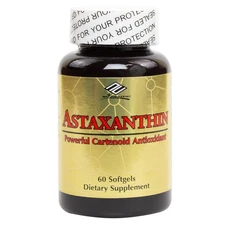 Astaxanthin 10 mg 60 Softgels Powerful Cartenoid Antioxidant
