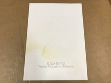 Vintage Rolls-Royce History Booklet- Radnor Hunt - Stained