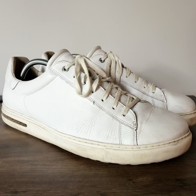 Birkenstock Bend Low Lace Up White Leather Sneakers Shoes Mens 46 US 13