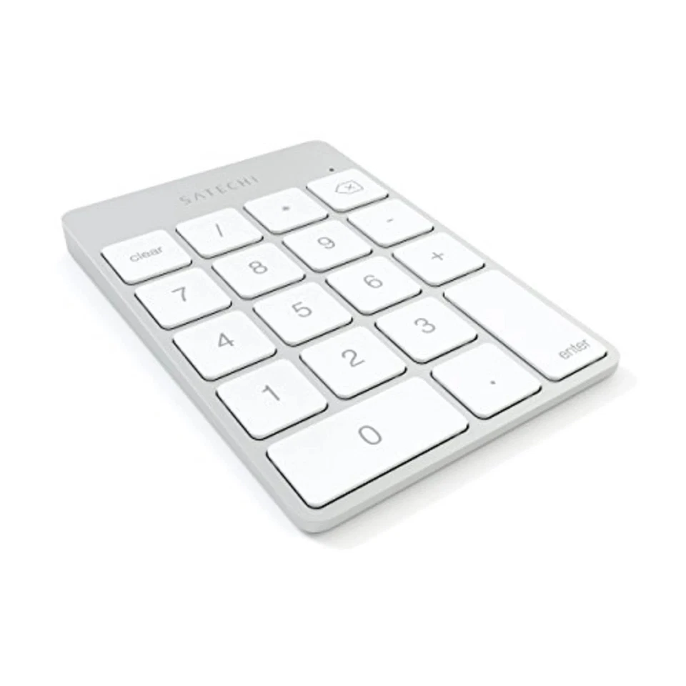 Satechi numeric keypad silver slim aluminum Bluetooth wireless 18 key i. F/S NEW - Image 2 of 4
