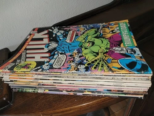 Marvel Comics Incredible Hulk Comic Book Mix Vintage Lot 32 #191-317 Bronze Age