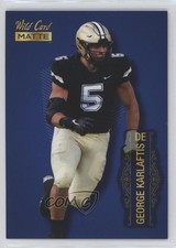 2022 Wild Card MATTE Blue George Karlaftis #MB-44 0c4